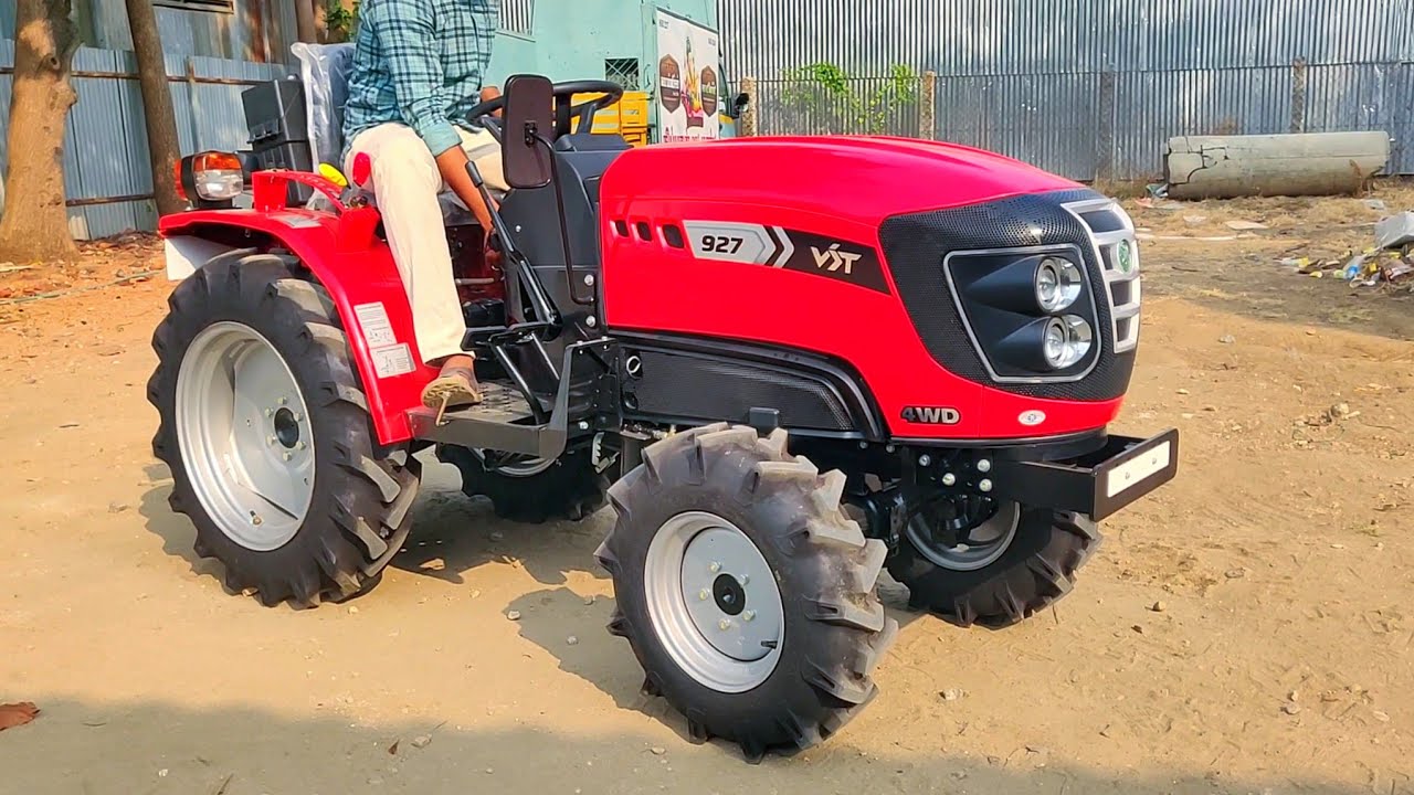 New series VST 927 4x4 mini tractor full review | New design features