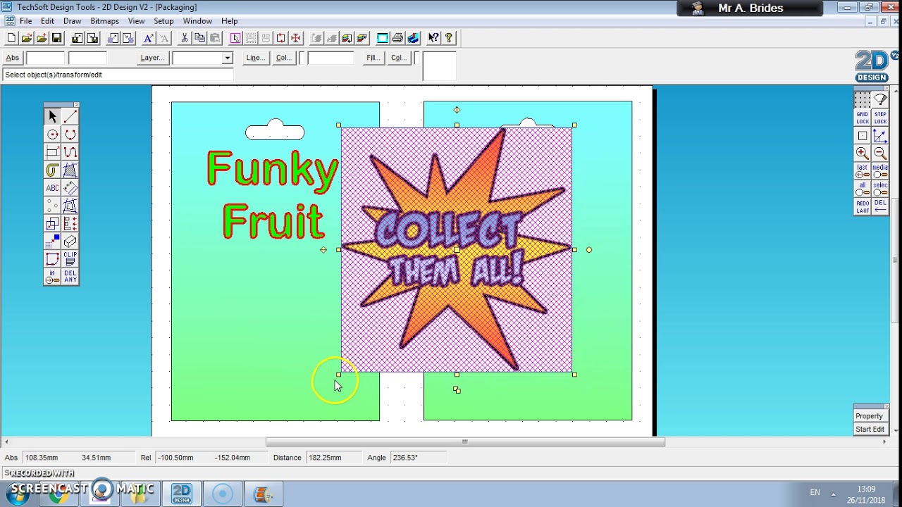 4. Import image  Resize tool  Rotate tool - Techsoft 2D Design tools