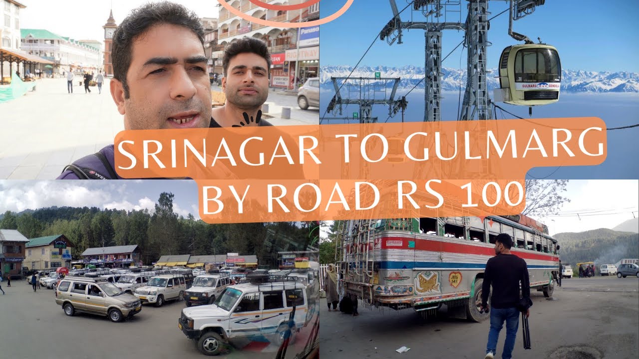 Из Сринагара в Гульмарг на автобусе всего за 100 рупий | Kashmir Vlog 2