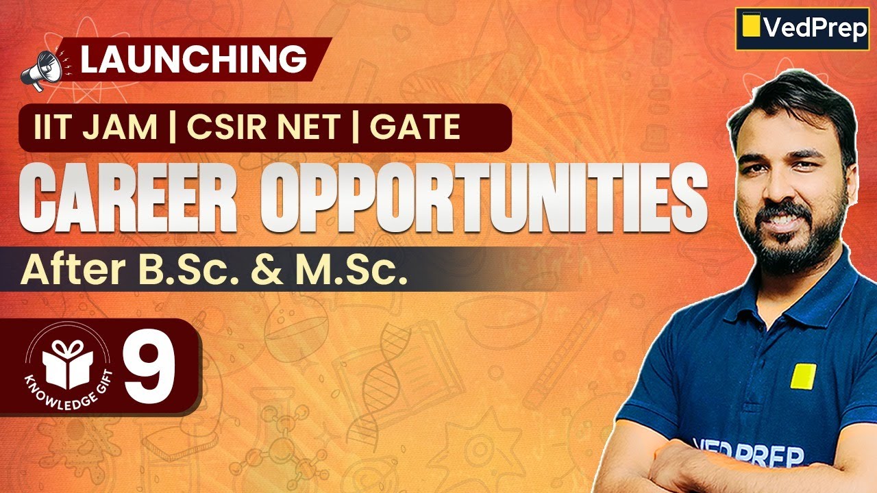Career Opportunities After B.Sc. & M.Sc. | IIT JAM, CSIR NET, GATE Guidance 2025 | Knowledge Gift 9