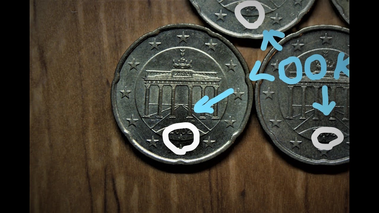 Information about the coins and comments 20 Euro cent 2002J 2002A 2002F 2002G 2002 D Germany