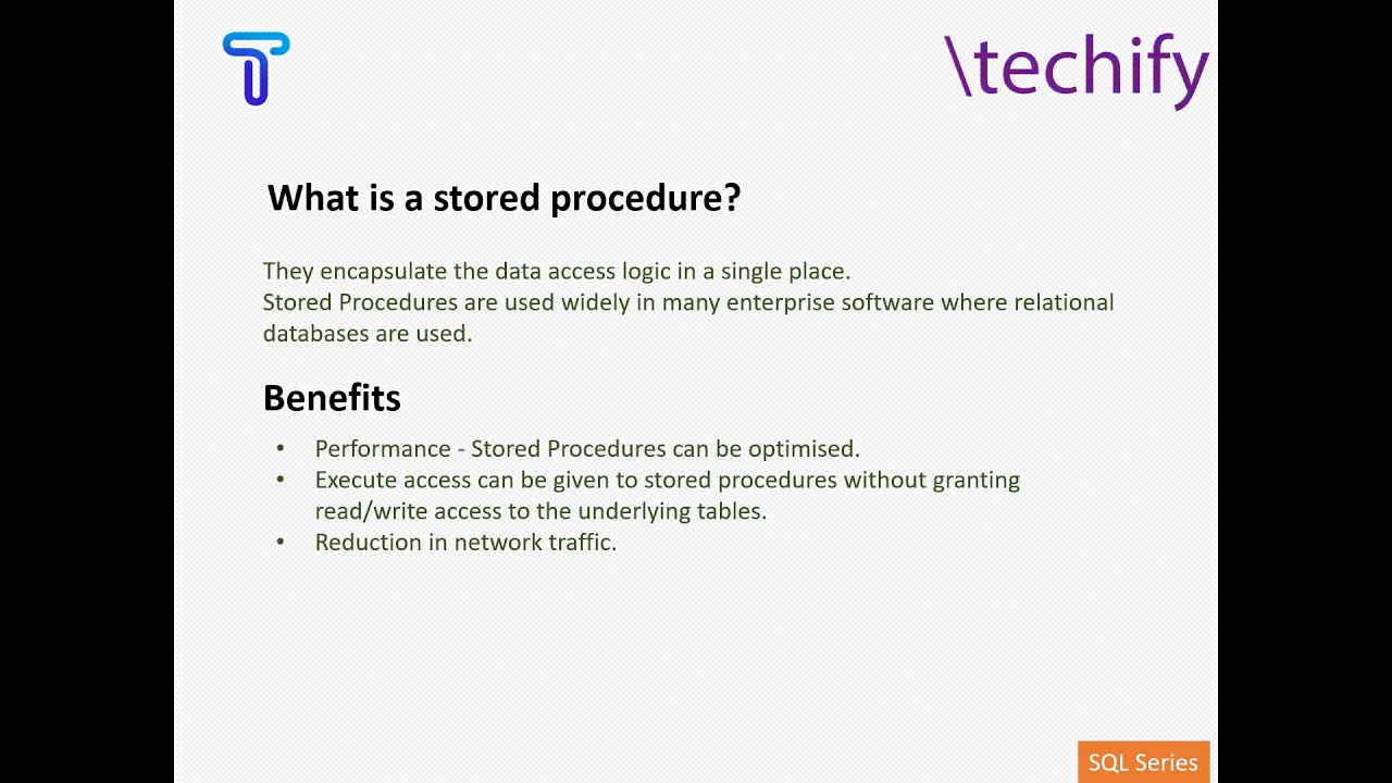 SQL Stored Procedures - How to Improve Your Database Programming
