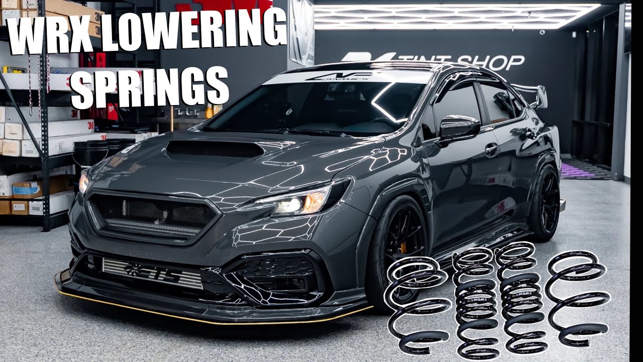 WRX gets Lowering Springs