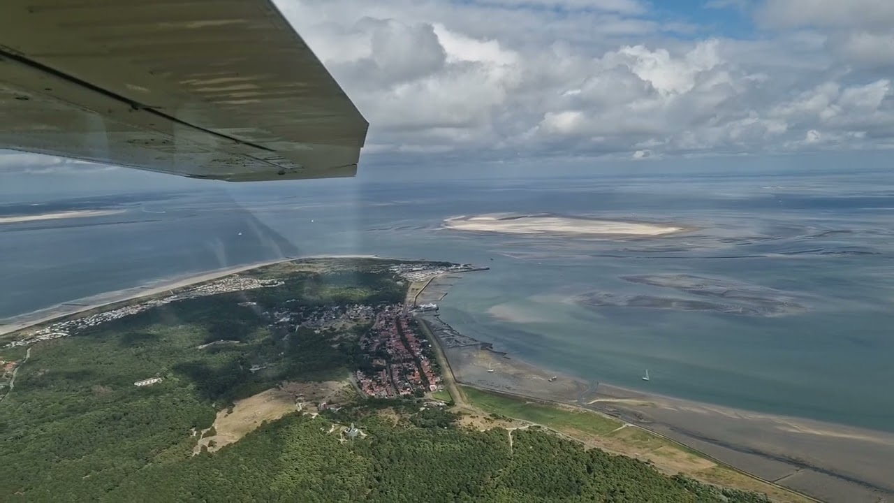 Rondvlucht Texel Vlieland