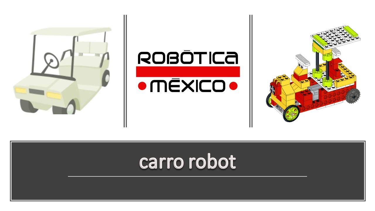 CARRO ROBOT con robótica WeDo 1.0, armado virtual