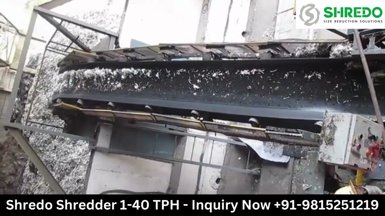SHREDO&trade;  MSW SHREDDING MACHINE | RDF SHREDDING SHREDDER MACHINE | #mswshredder #rdfshredder