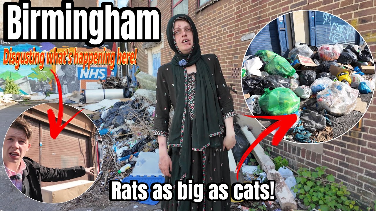 BIRMINGHAM - Rats As Big As Cats, Bin Men On Strike And The City Left To Rot!!