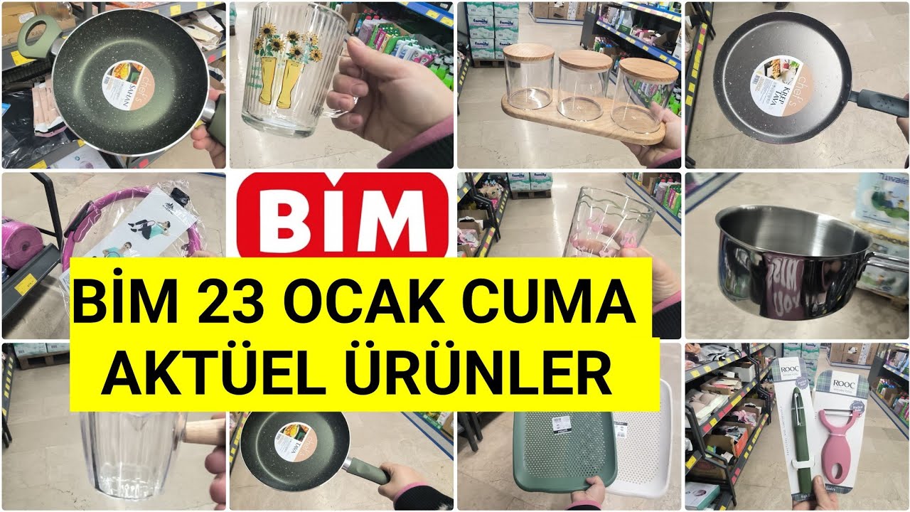 BİM 23 OCAK CUMA 2026 BİM BU HAFTA ŞAHANE AKTÜEL ÜRÜNLER BİM BU CUMA EFSANE ÜRÜNLER 