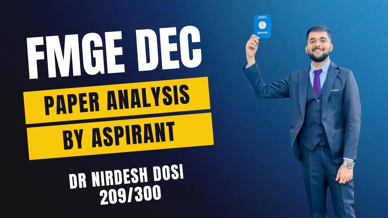 FMGE Dec 2025 Paper Analysis by Aspirants | Easy or Tough? PYQs, IBQs & Key Subjects #fmge2025 #fmge