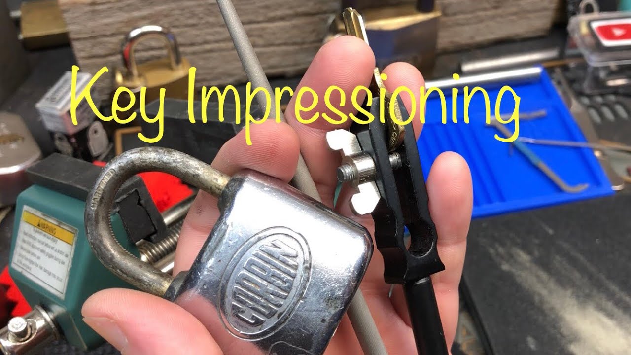(176) Real Time Key Impressioning - Corbin Wafer Padlock - Volume Warning ⚠️ #StockLockSunday