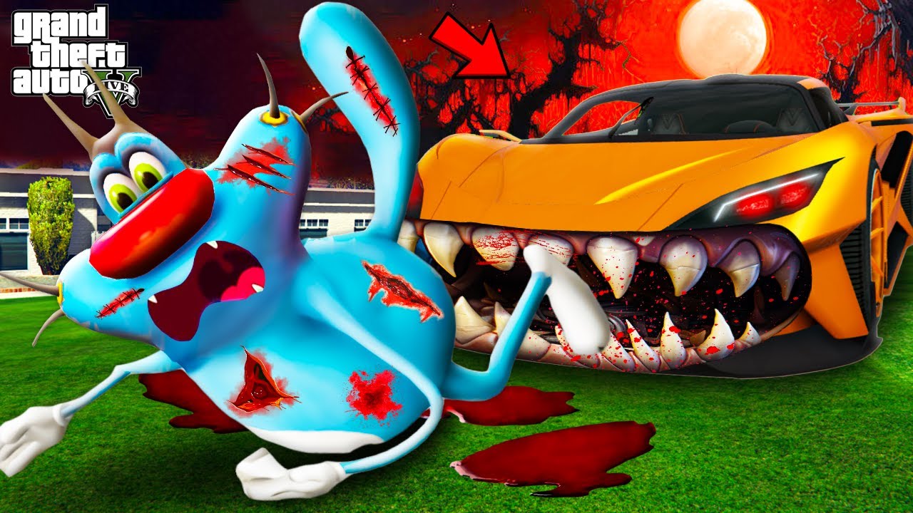 GTA 5: Oggy's Nightmare Encounter with a Cursed Car