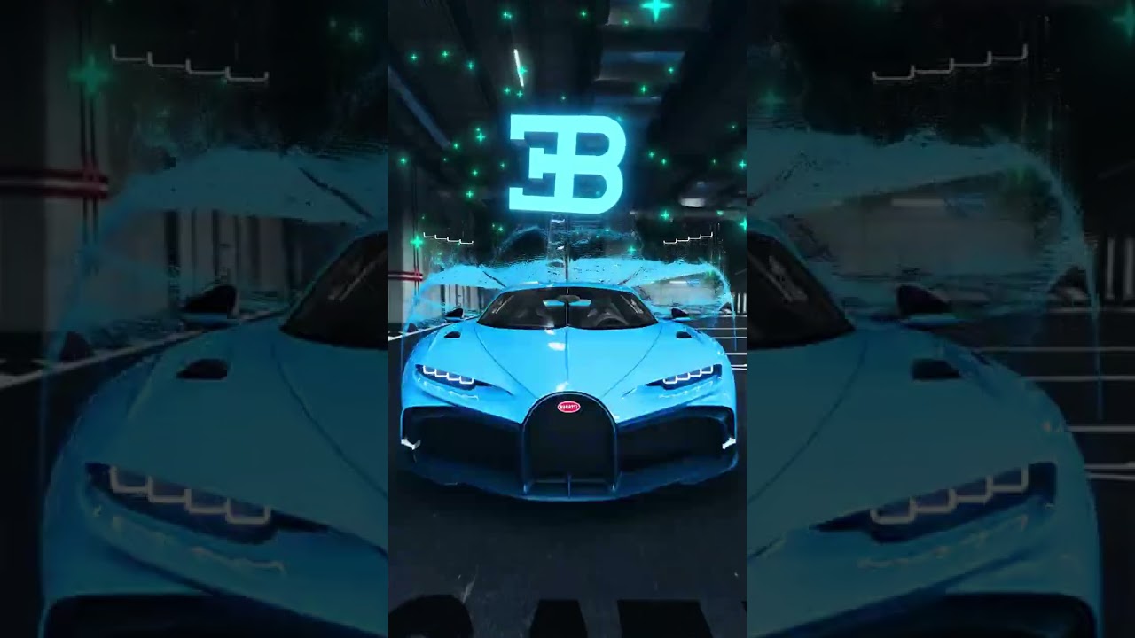 Bugatti car added video#editshot#shortvideo