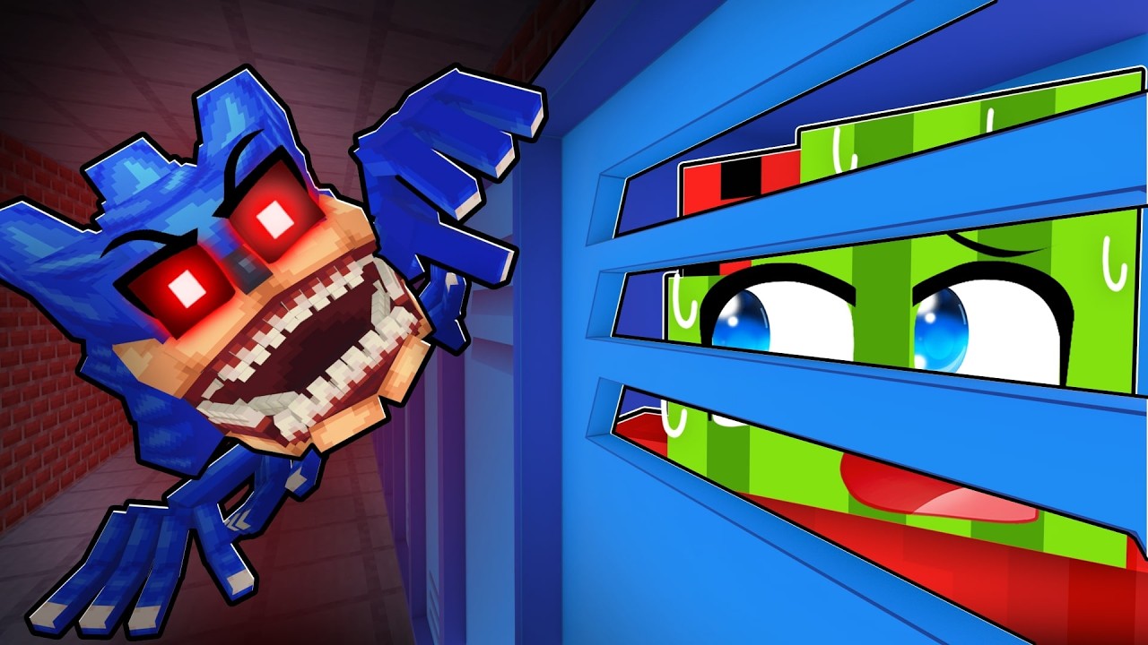 Stuck in School with SHIN SONIC in Minecraft!