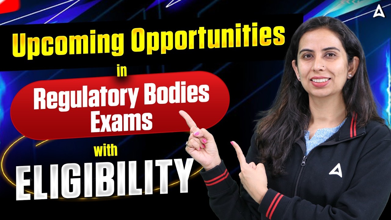 Upcoming Opportunities in Regulatory Bodies Exams | Regulatory Exams Eligibility | By Ritika Chawla