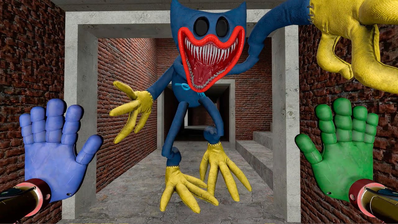Nightmare HUGGY WUGGY Hunted for me Poppy Playtime 3,4 (Garry's Mod)