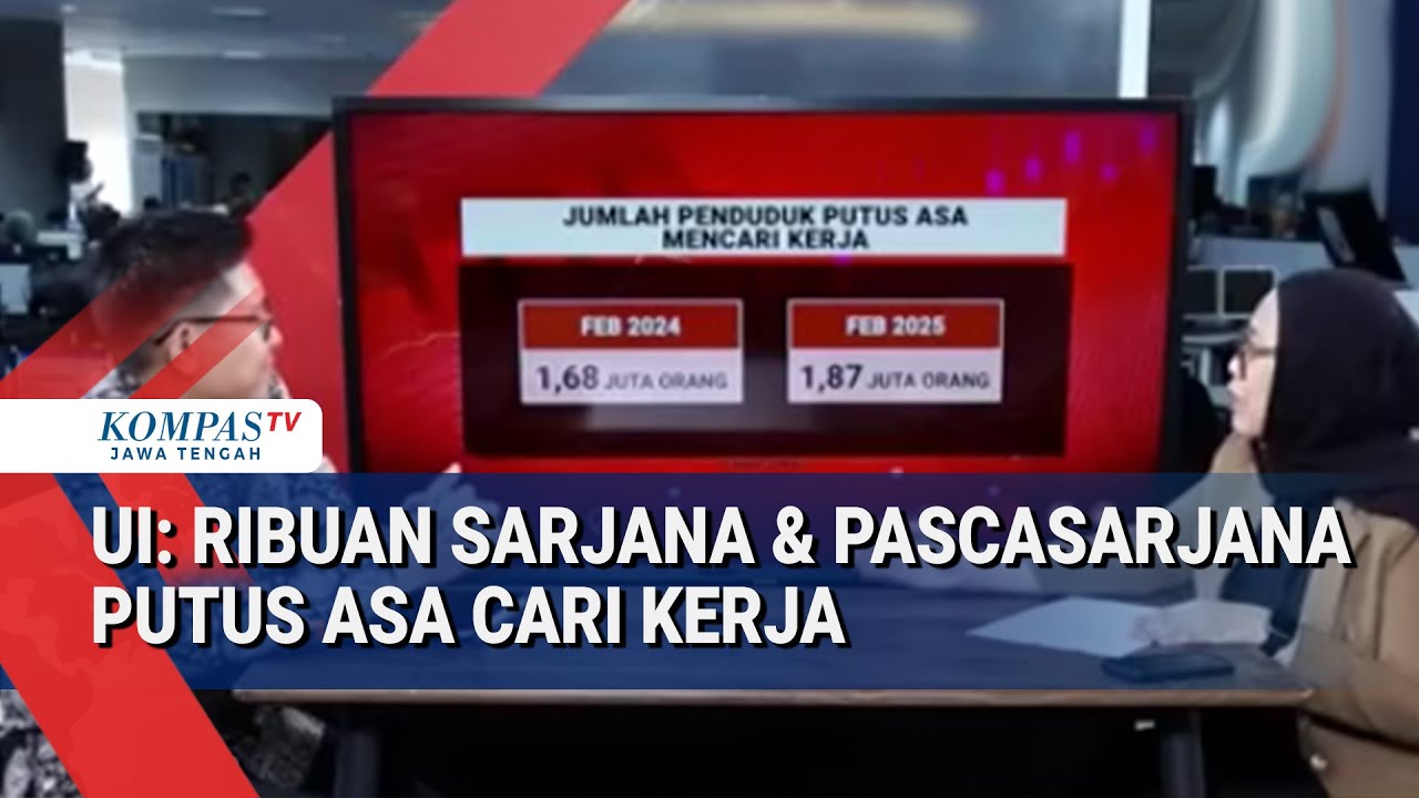 UI: Ribuan Sarjana & Pascasarjana Putus Asa Cari Kerja