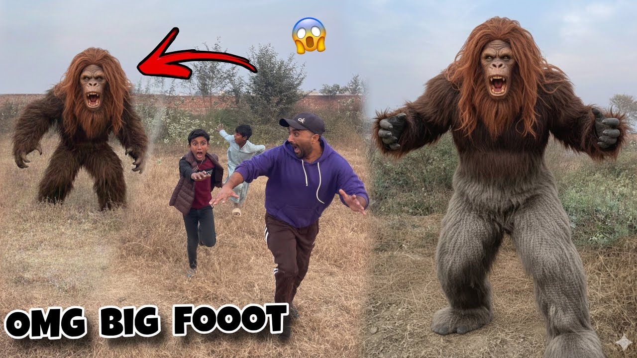 BIGFOOT Jungle Se Bahir Nikal Aya😱Hamry Peechy Pad Gya😨