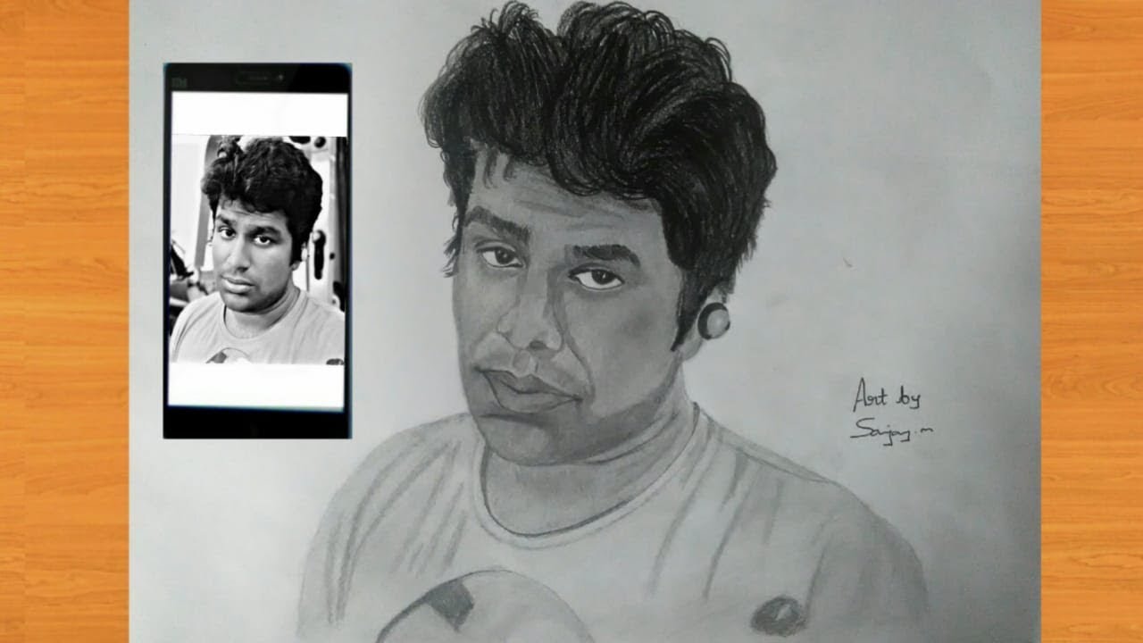 Ash (C4eTech) Drawing || Ashwin Ganesh Speed Drawing || Sanjay m Arts ||