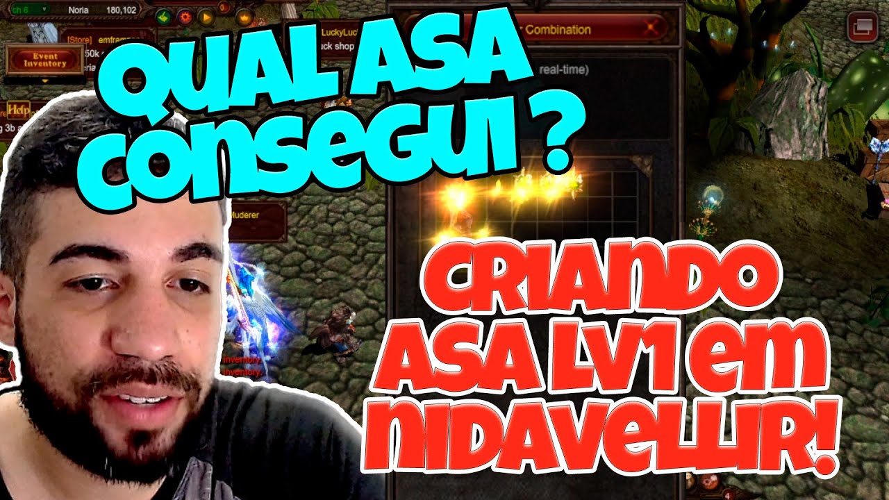 #025 [Mu Global] Criando asa LV1 - NIDAVELLIR | Quero uma asa de ELF, será que vem ?