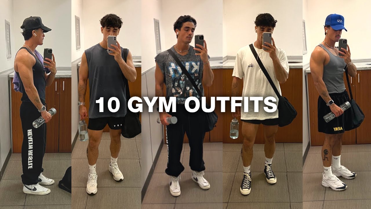 10 Outfits for the Gym | Summer Workout Fits for Guys