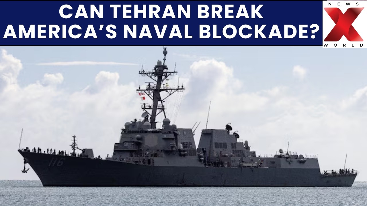 America Tightens Iran Blockade While Britain Sends Warship To Strait Of Hormuz | NewsX World