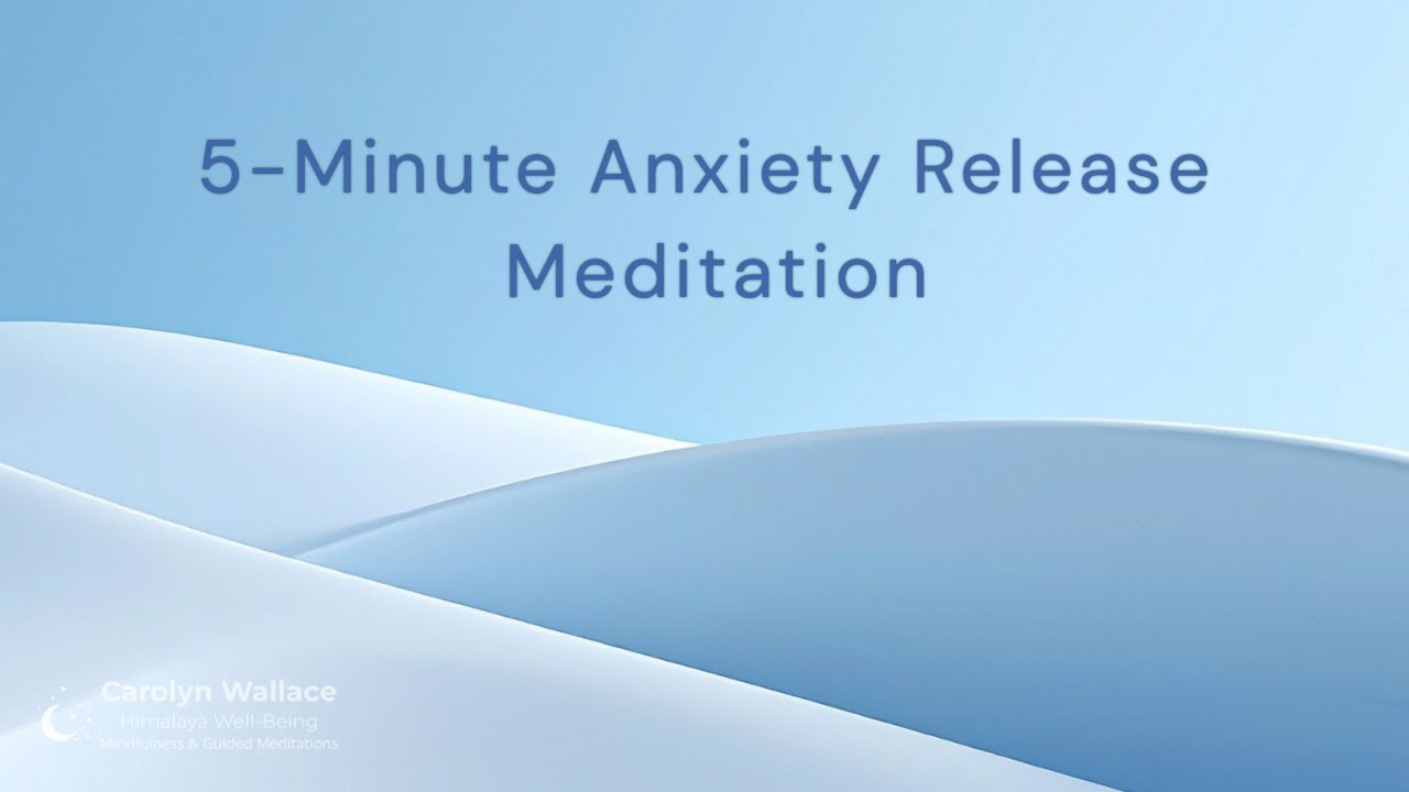 5-Minute Anxiety Release | Gentle Guided Meditation for Calming the Nervous System (528 Hz)