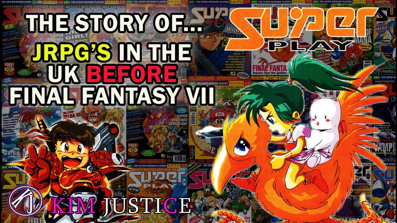 The Story of JRPG's in the UK BEFORE FFVII: Super Play Magazine | Kim Justice