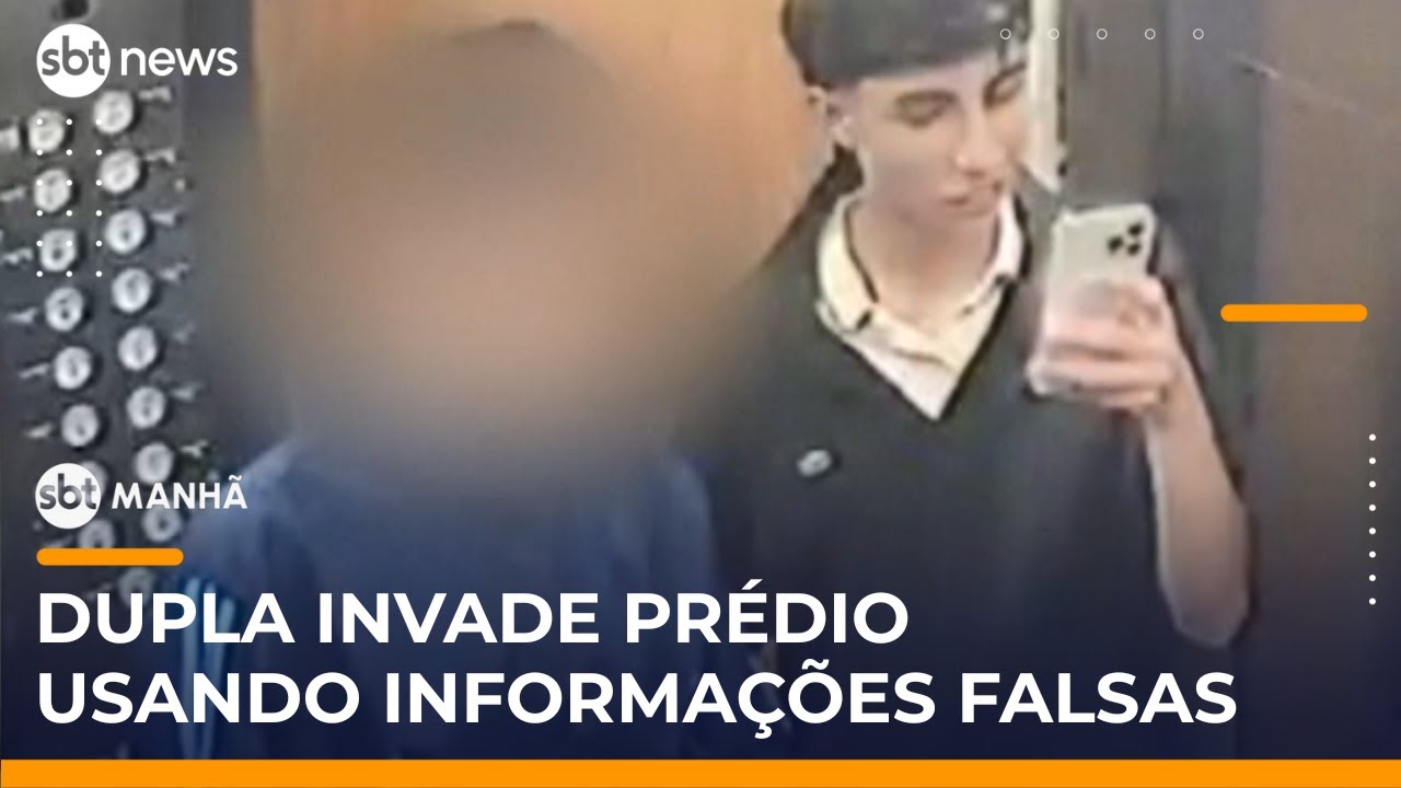 Dupla invade condomínio e furta apartamento na zona leste de SP | #SBTManhã