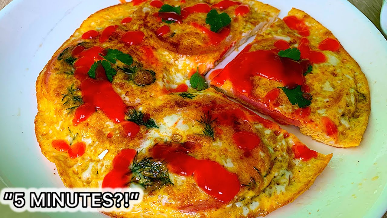 This 5-minute breakfast pizza is the ultimate quick and easy morning recipe for busy people!🍕