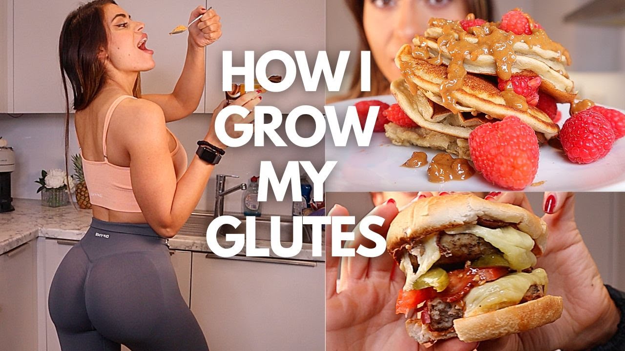 What I Eat In A Day To Grow My Glutes - 2023 goals