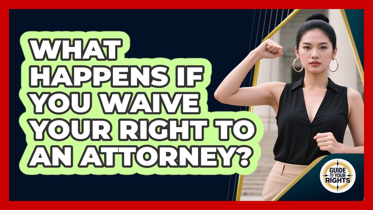 What Happens If You Waive Your Right To An Attorney? - Guide To Your Rights