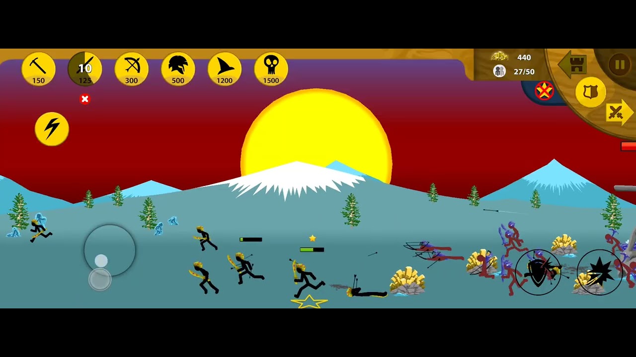 Stick War Legacy gameplay: Glacial Uprising (Star Level #3) - Insane Mode