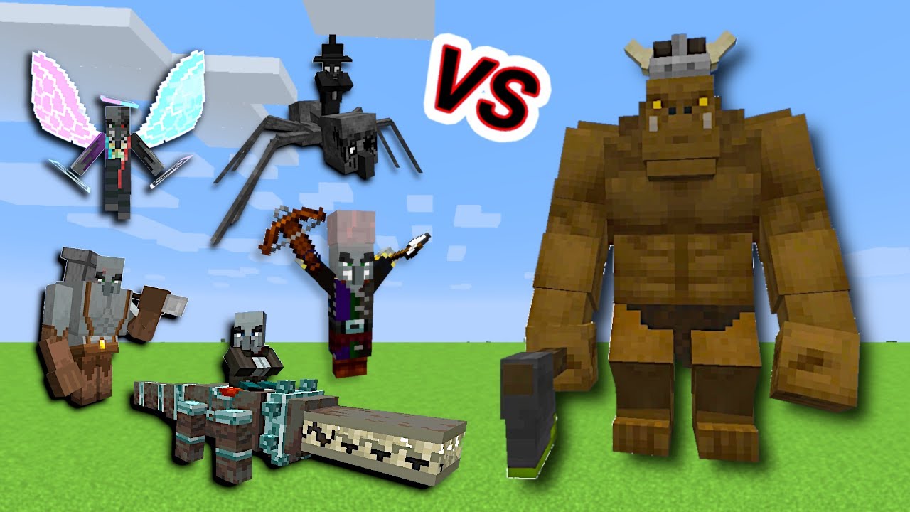 ELITE SMASH vs ILLAGE and SPILLAGE MONSTERS in MINECRAFT