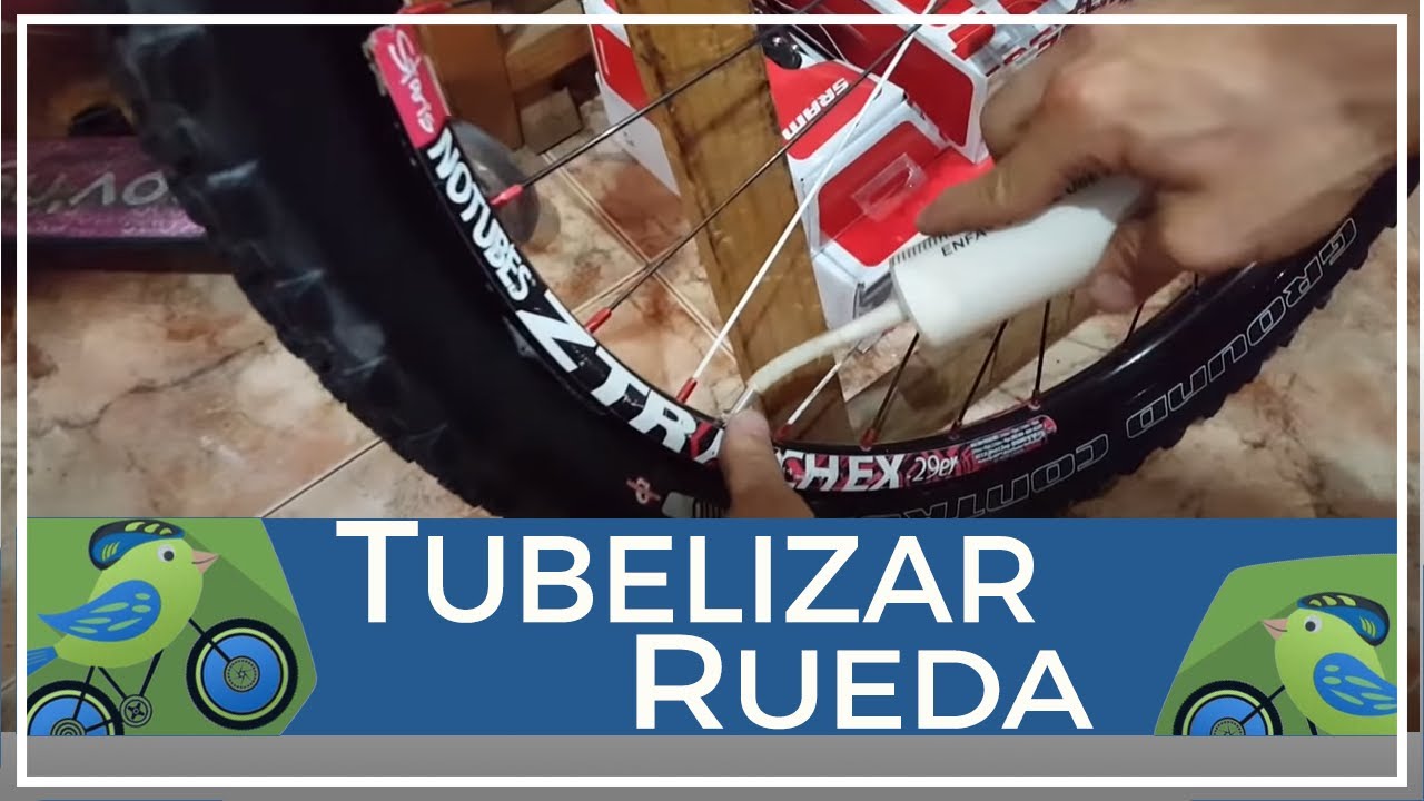 Cómo tubelizar una rueda de bicicleta de montaña convertir rueda en tubeless ready
