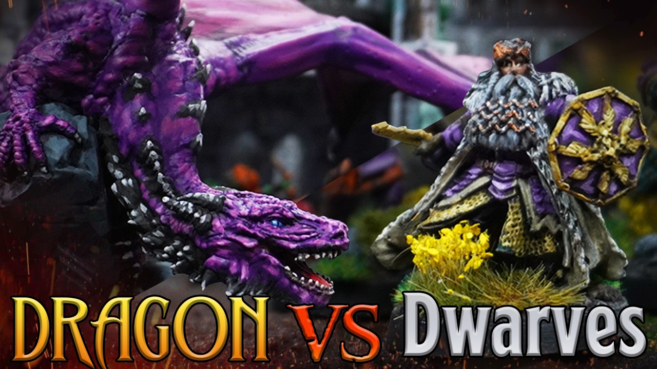Dragon Vs Dwarves! ~ Middle Earth SBG Battle Report