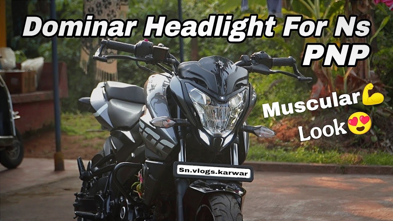 Ns200 Dominar Headlight, Finally Installed | Plug & Play Model, Gorgeous🤩