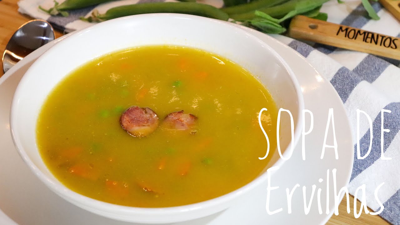 Receita de Sopa de Ervilhas | Fácil e Saborosa!
