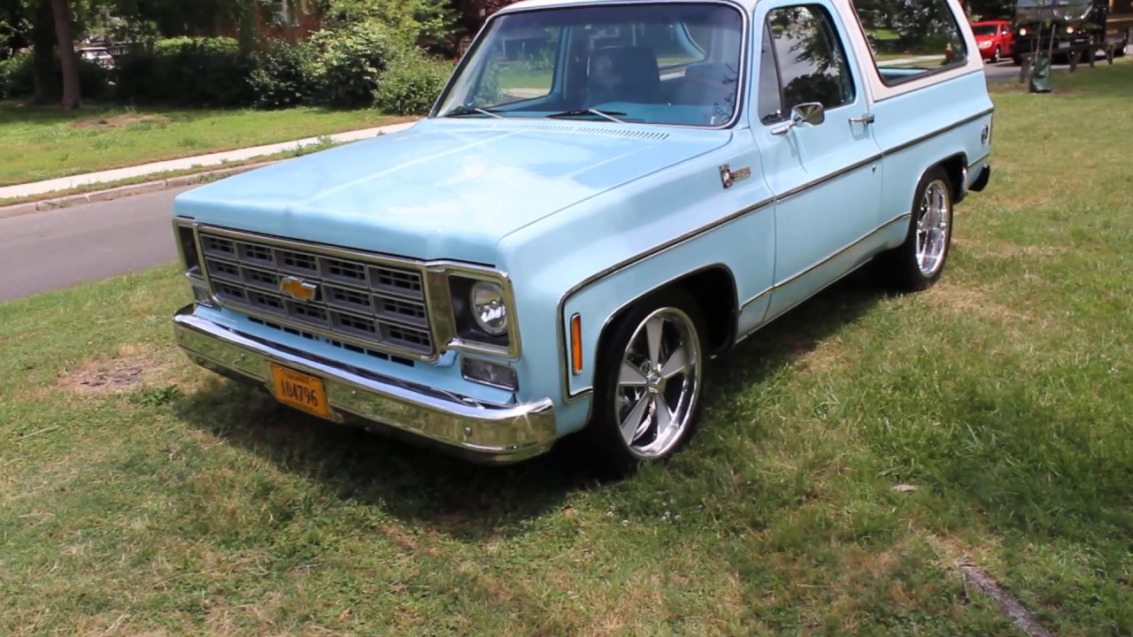 (SOLD) 1978 Chevy K5 Blazer Cheyenne Factory 2WD FOR SALE