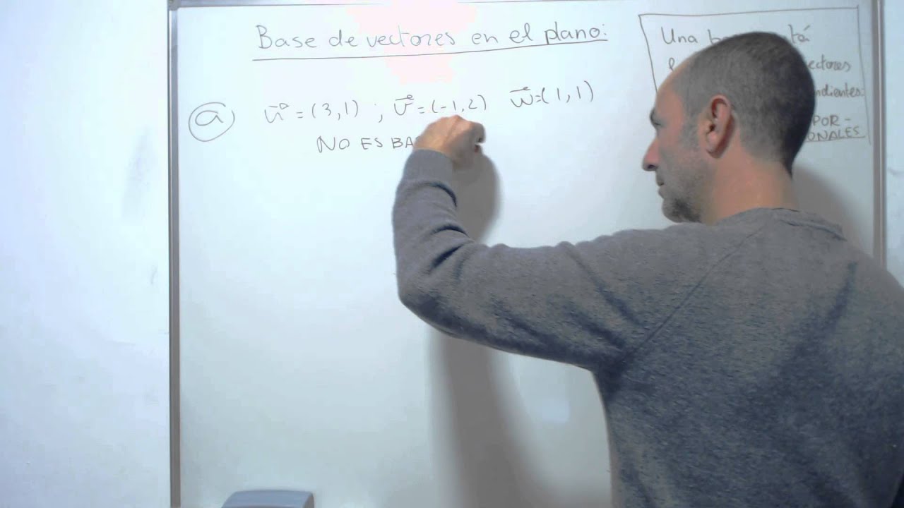 11 Base de vectores en el plano