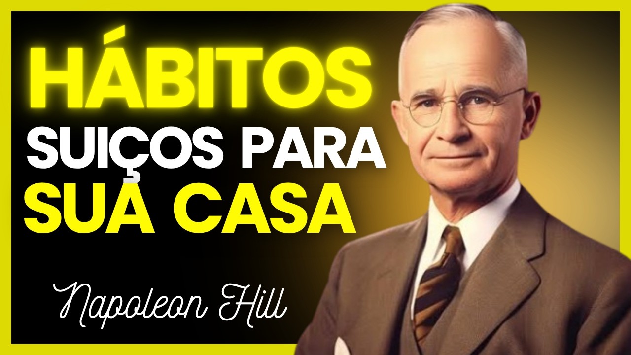 Hábitos BÁSICOS para NUNCA Mais Ter a CASA e a VIDA BAGUNÇADA | Napoleon Hill