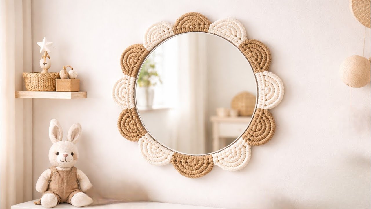 Beginner-Friendly Macrame Mirror DIY You Can Do Today