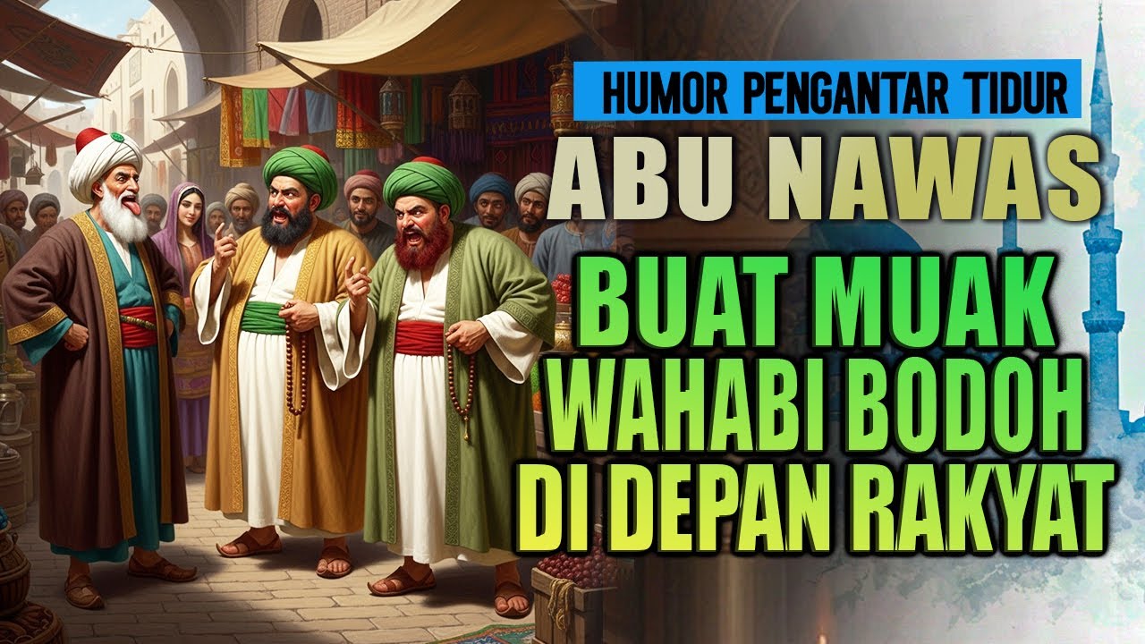 KETIKA WAHABI PAMER ILMU ABU NAWAS BUAT KAPOK DENGAN SATU UCAPAN ||HUMOR PENGANTAR TIDUR