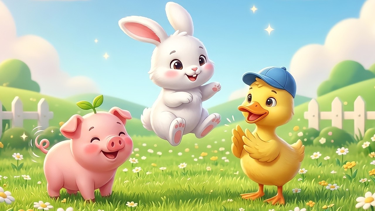Bunny Says Jump, Jump, Jump | Fun Kids Songs for Dance & Sing | Nursery Rhymes