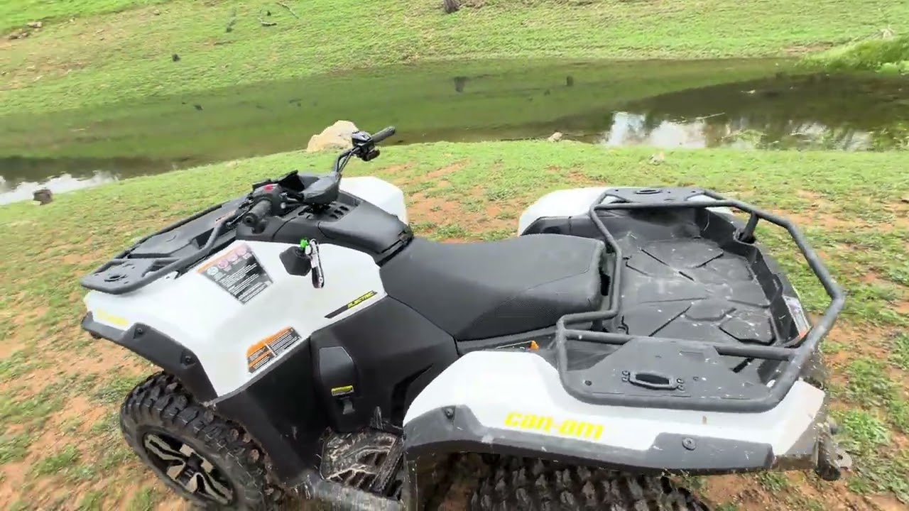 Can-Am outlander electric first day review testing out major hills ￼