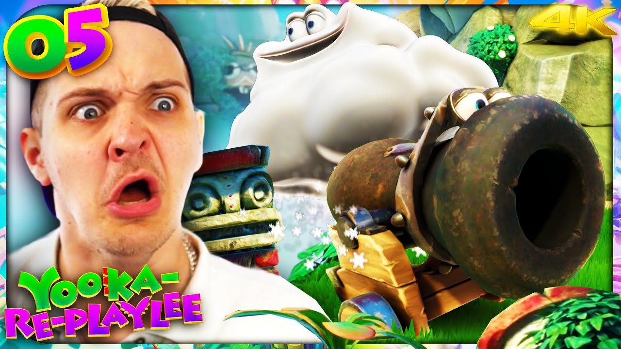 Let’s Play Yooka-Replaylee #05 🦎🦇 Wolken befriedigen und die Stammblock-Tropen KOMPLETT!