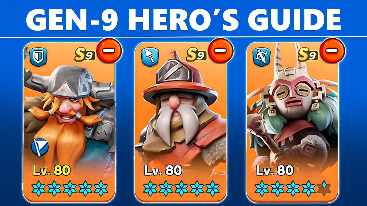 GEN 9 Heroes Explained! Who to Build & Who to Skip | Whiteout Survival