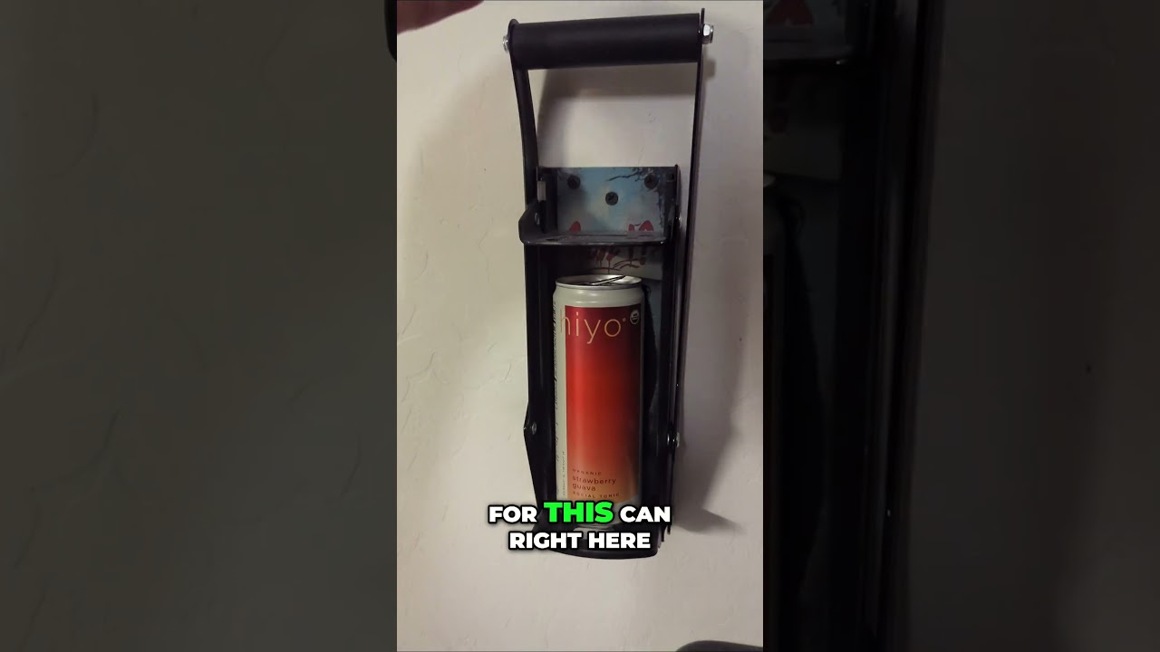 Crushing Cans Like a Beaver  Wall Mounted Can Crusher Review