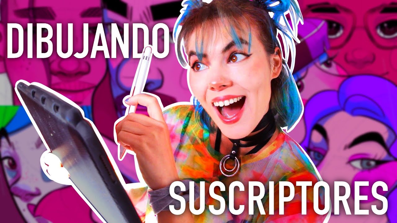 DIBUJO SUSCRIPTORES SIN VER SUS CARAS