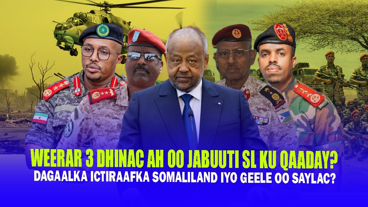 Xog Weerarka 3 Dhinac Jabuuti kusoo qaaday SL iyo Dagaalka Ictiraafka Geele oo guuldaro kala kulmay?