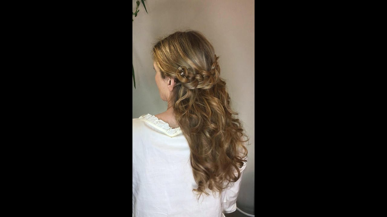 Half Up Messy Braid